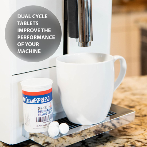 Dual Cycle Espresso Machine Cleaning Tablets - 25 Count - Jura Compatible