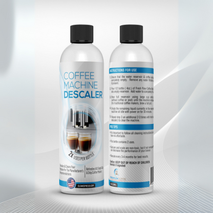 Descaling Solution for Coffee & Espresso Machines - 2 Bottle Pack